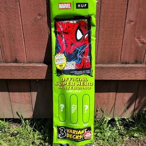 Dead Stock HUF x Marvel Spider-Man Skate Deck Blind Bag Skateboard Unopened